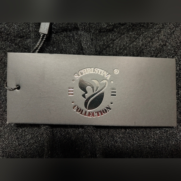 Women's S Christina Black Cashmere Hoodie Sweater, M - Picture 4 of 7